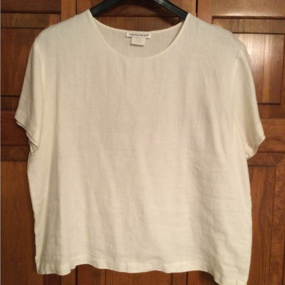 Cottonwear 100% Linen Top, size XL